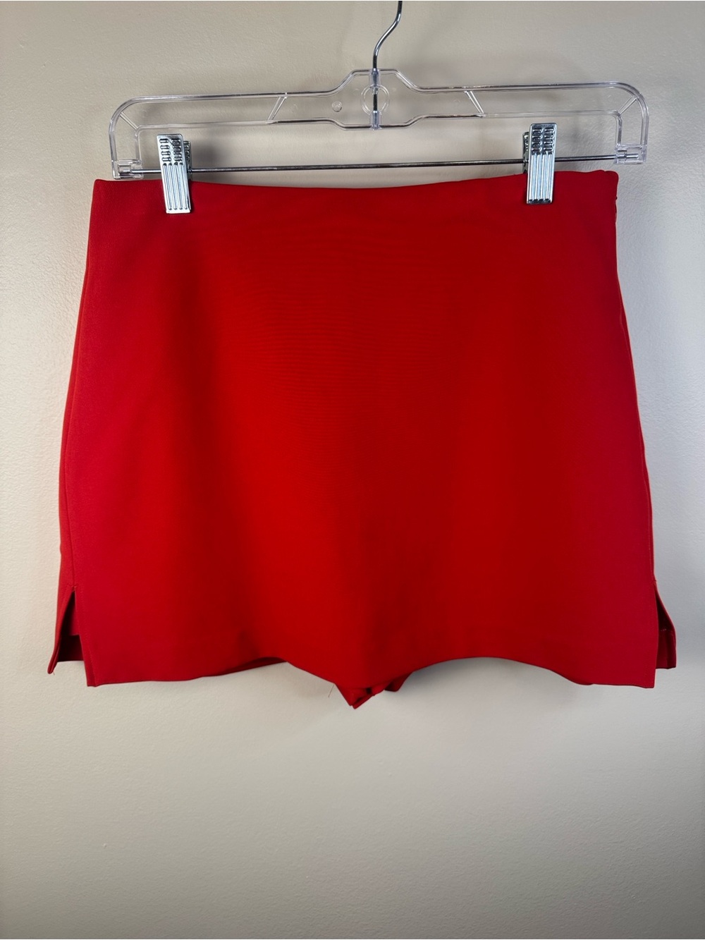 Express Red Structured Skort - Size 6 - NWOT